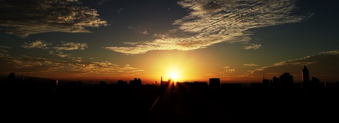 Spectacular Sunset watched from Everlight Building