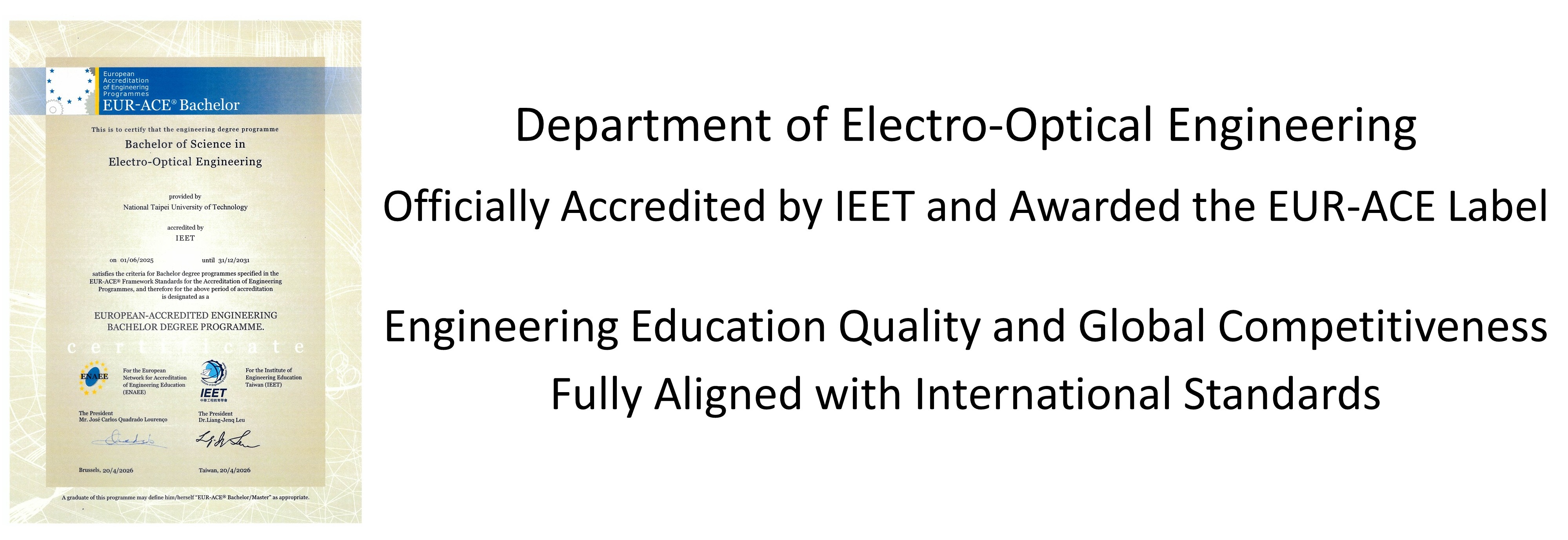 Accredited by IEET